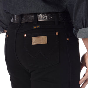 Wrangler Men's Cowboy Cut Slim Fit Jean, Shadow Black