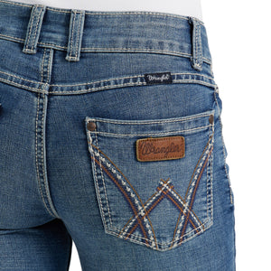 Wrangler Women's Retro Mae Mid Rise Bootcut Denim Jeans, Deadwood