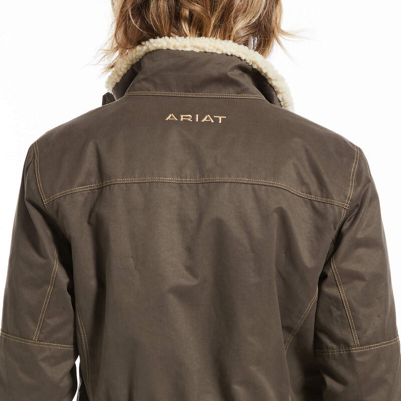 Ariat Women's REAL Grizzly Jacket, Banyan Bark