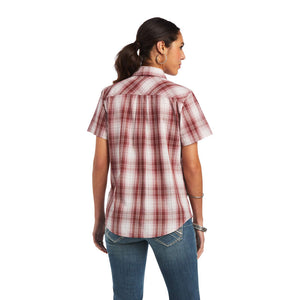 Ariat Women's REAL Billie Jean Shirt, Russet Plaid