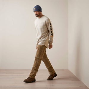 Ariat Men's Rebar Cotton Strong Graphic T-Shirt, String|Black