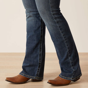 Ariat Women's R.E.A.L. Halyn Perfect Rise Bootcut Denim Jeans, Arkansas