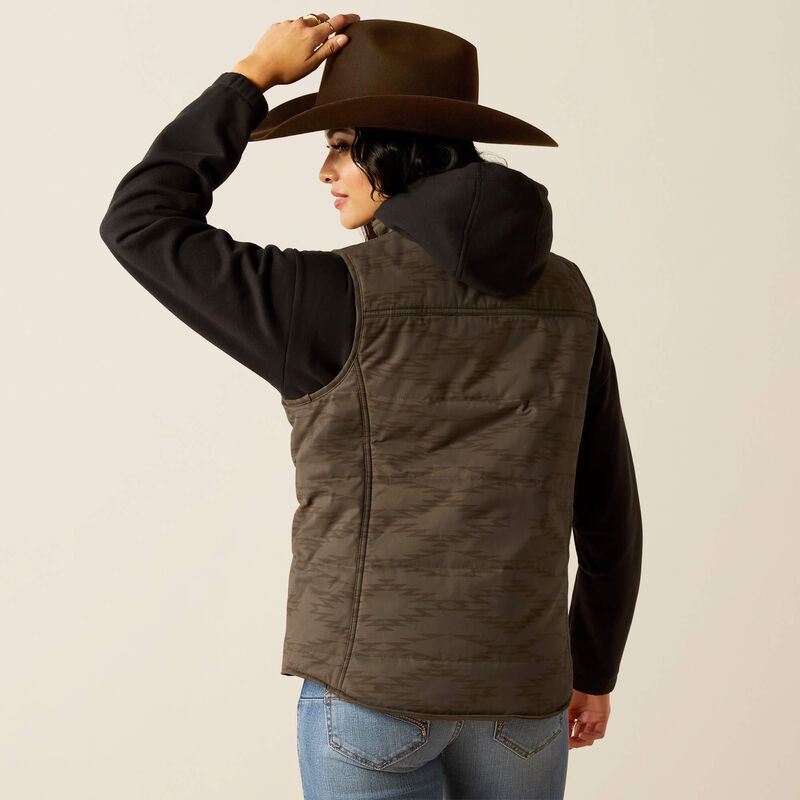 Ariat Women's Grizzly Quilted Vest, Banyan Bark