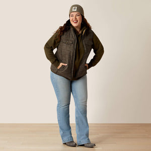 Ariat Women's Grizzly Quilted Vest, Banyan Bark