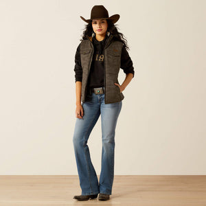 Ariat Women's Grizzly Quilted Vest, Banyan Bark
