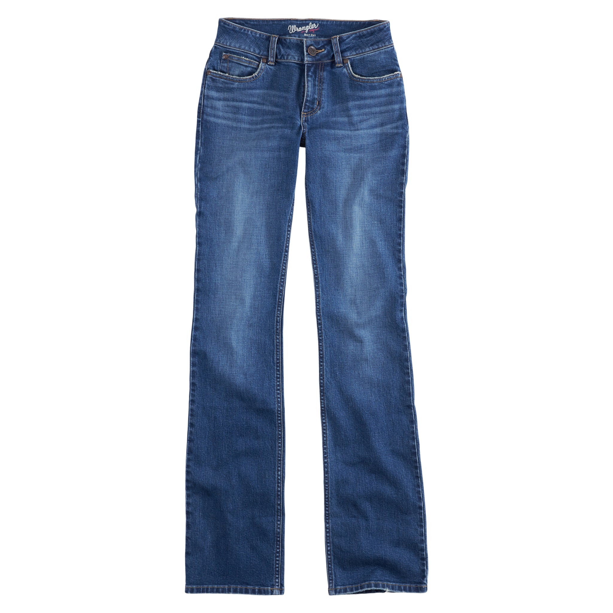 Wrangler Women's Retro Mae Mid Rise Bootcut Denim Jeans, Kasey