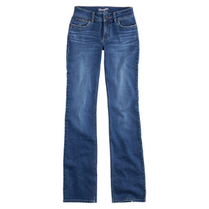 Wrangler Women's Retro Mae Mid Rise Bootcut Denim Jeans, Kasey