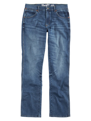 Wrangler Men's Retro Slim Fit Straight Leg Jean, Ferris Medium Wash