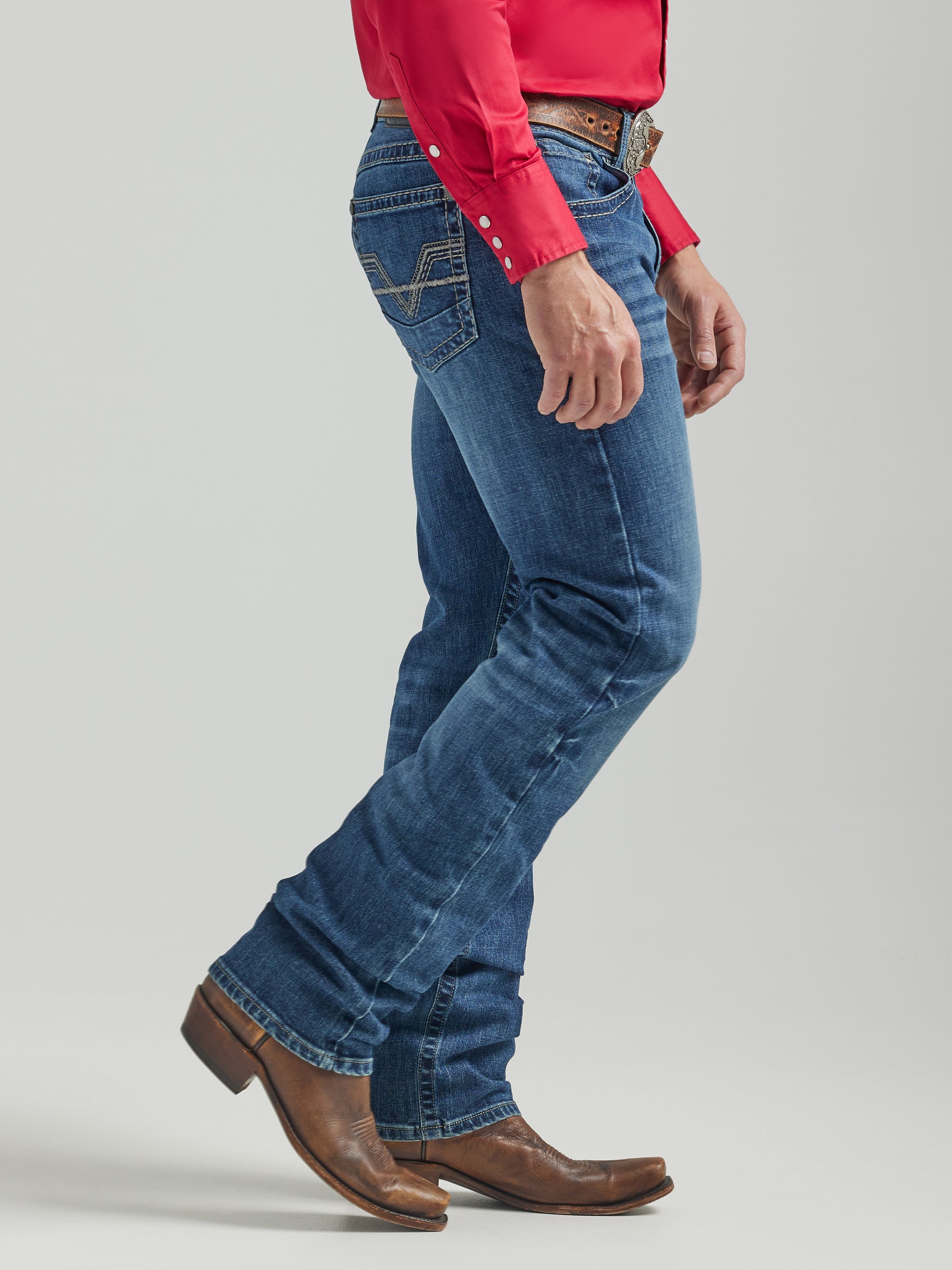 Rock 47 By Wrangler Men's Slim Fit Straight Leg Jean, Whispering Pines