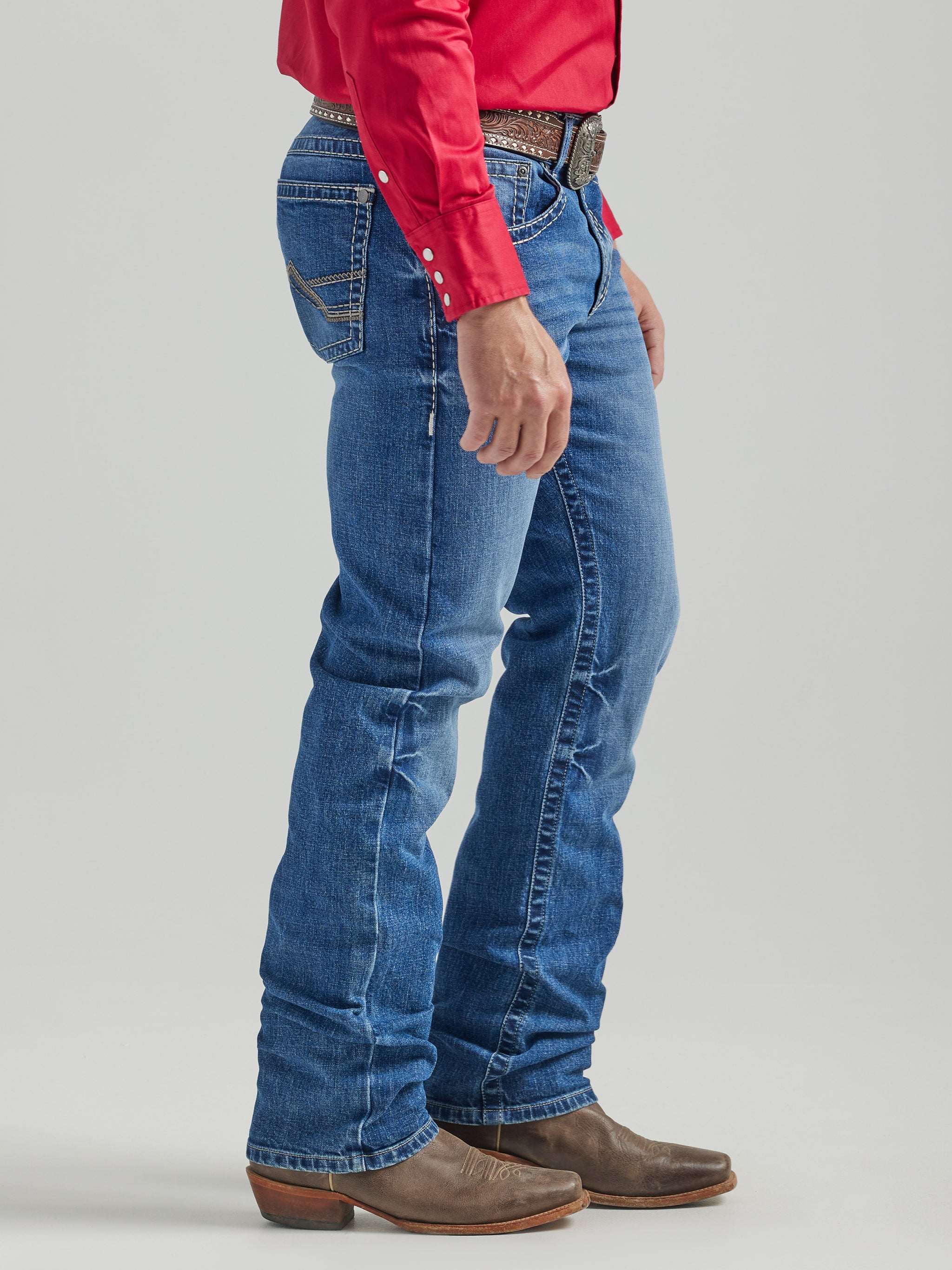 Rock 47 By Wrangler Men's Slim Fit Straight Leg Jean, Paso Fino