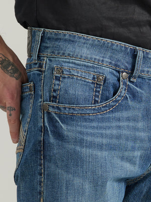 Rock 47 By Wrangler Men's Slim Fit Straight Leg Jean, Farrell