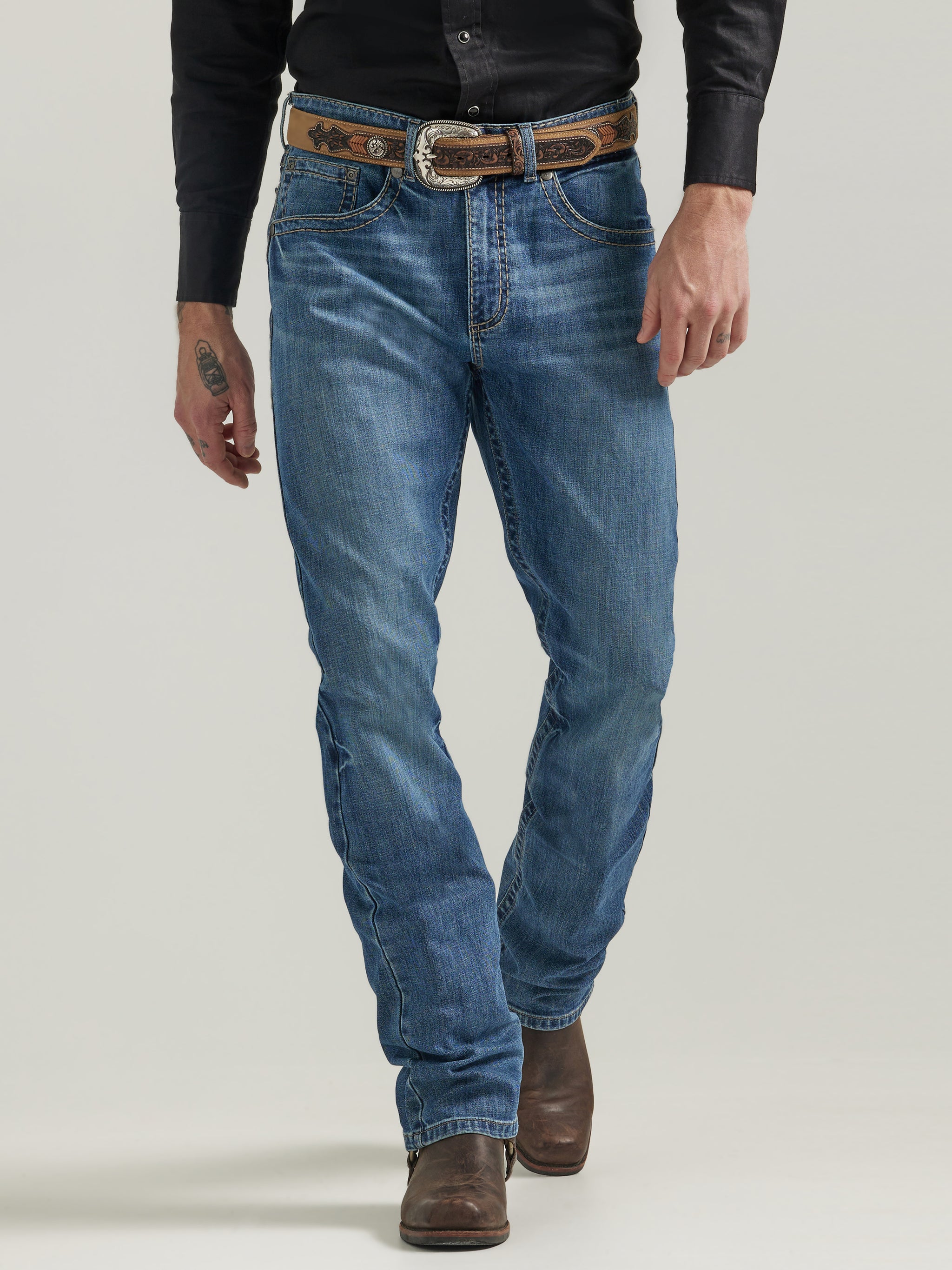 Rock 47 By Wrangler Men's Slim Fit Straight Leg Jean, Farrell