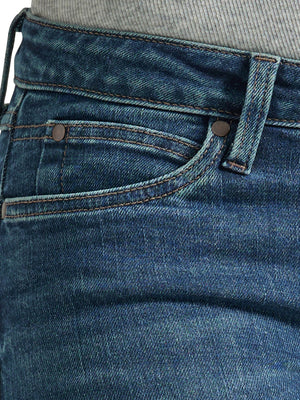 Wrangler Women's Retro Mae Mid Rise Trouser Denim Jeans, Jana