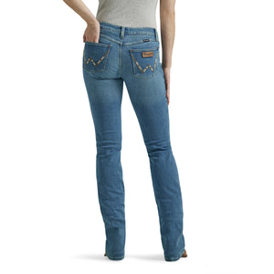Wrangler Women's Retro Mae Mid Rise Bootcut Denim Jeans, Lilibeth