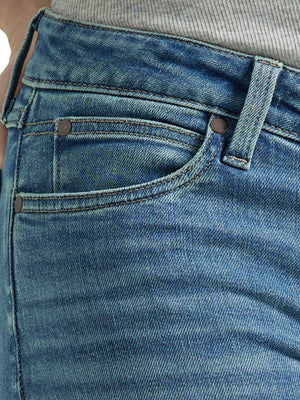 Wrangler Women's Retro Mae Mid Rise Bootcut Denim Jeans, Lilibeth