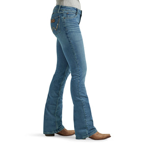 Wrangler Women's Retro Mae Mid Rise Bootcut Denim Jeans, Lilibeth