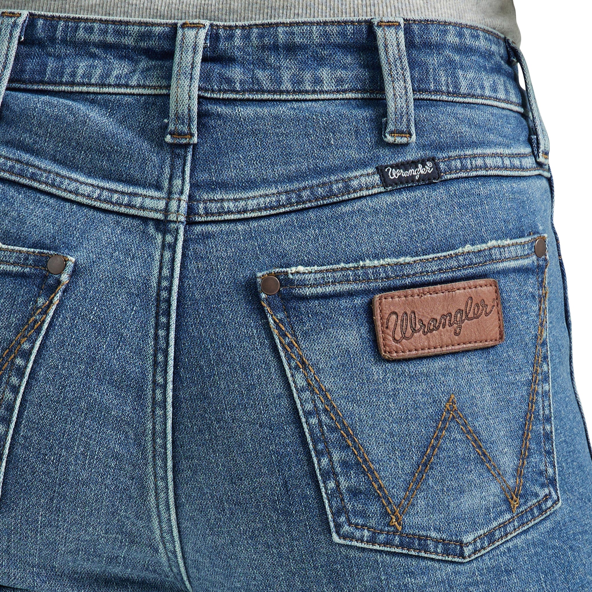 Wrangler Women's Retro Bailey High Rise Bootcut Denim Jeans, Ember