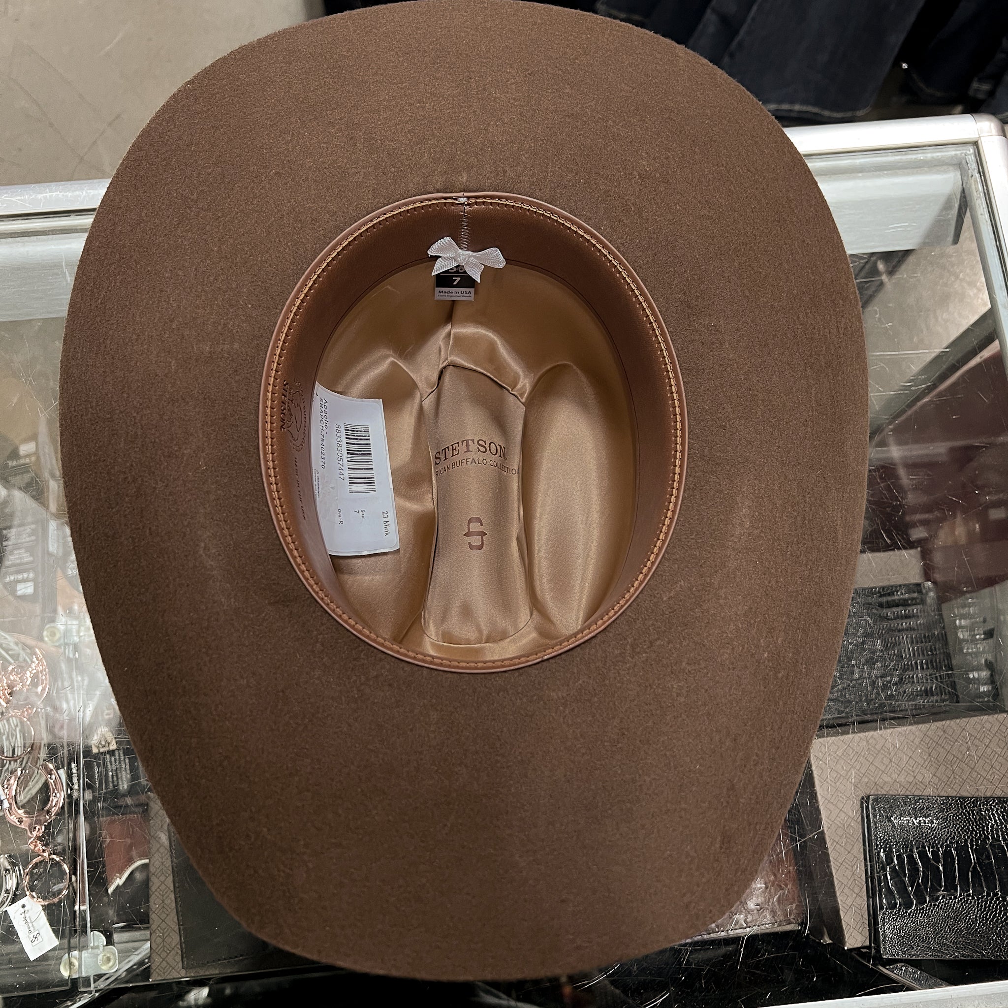 Stetson Men's 4X Apache Cowboy Hat, Mink