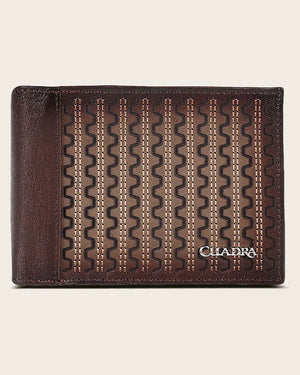 Cuadra Men's Leather Wallet, Gray