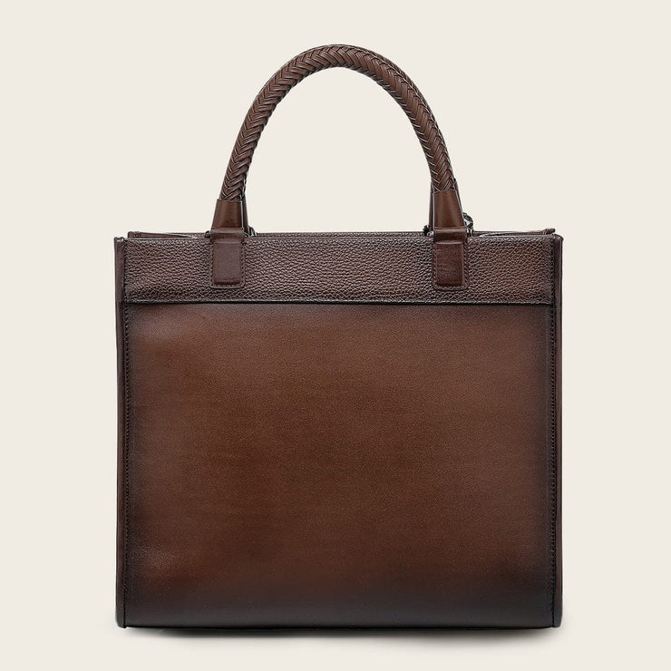 Cuadra Women's Laser Leather Bag, Brown
