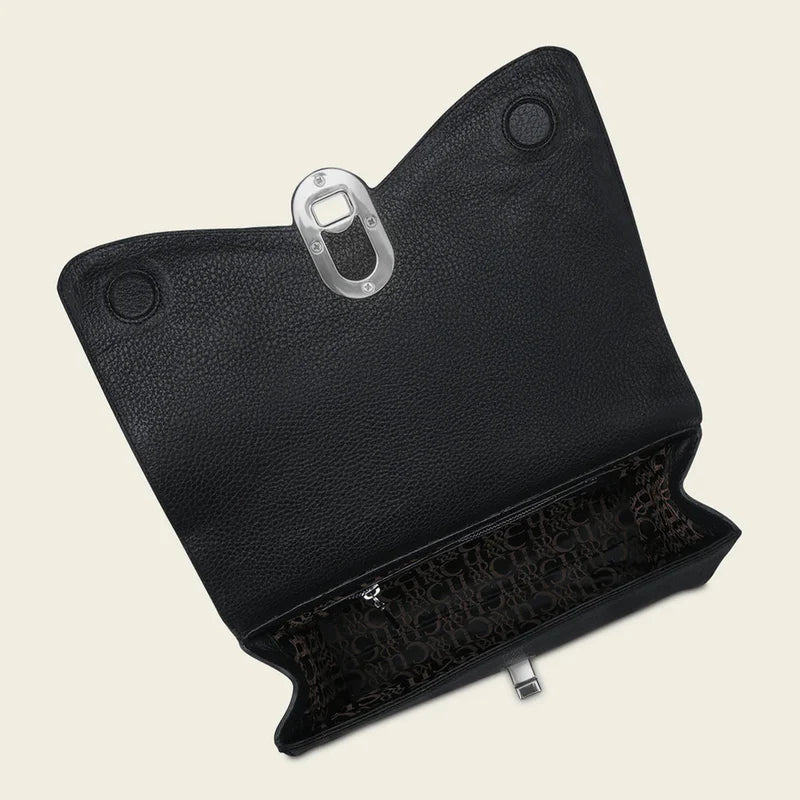 Cuadra Women's Stingray Embroidery Bag, Black