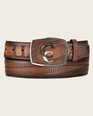 Cuadra Men's Bovine Leather Belt, Honey