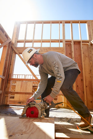 Ariat Men's Rebar Cotton Strong Graphic, Heather Grey