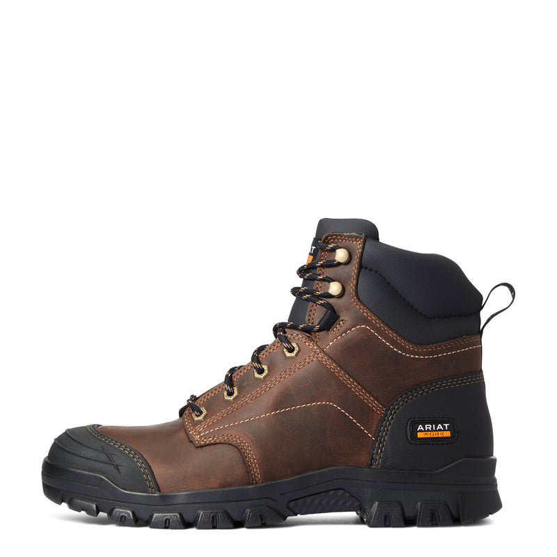 Ariat Men's Treadfast 6"" Work Boot, Distressed Brown