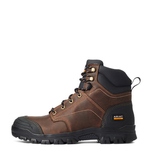 Ariat Men's Treadfast 6"" Work Boot, Distressed Brown