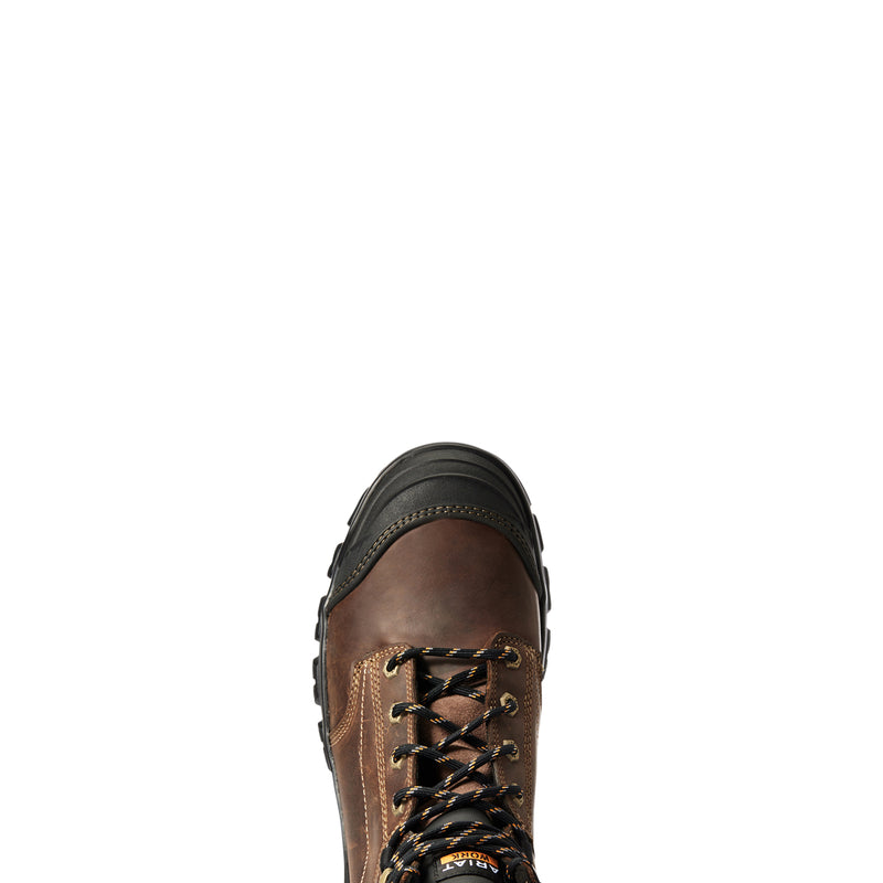 Ariat Men's Treadfast 6"" Work Boot, Distressed Brown