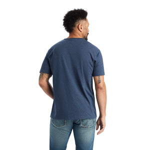 Ariat Men's Faded T-Shirt, Navy Heather
