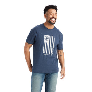 Ariat Men's Faded T-Shirt, Navy Heather