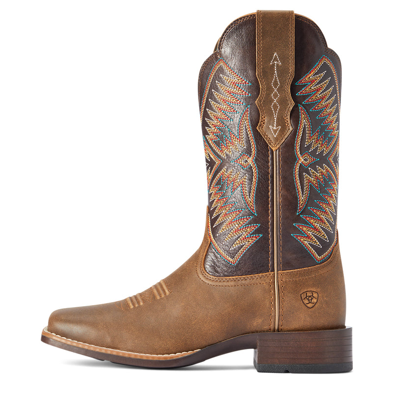 Ariat Women's Odessa StretchFit Western Boot, Fateful Brown