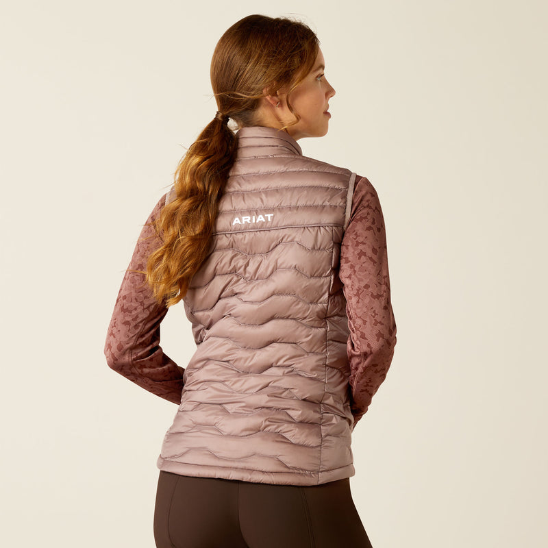 Ariat Women's Ideal Down Vest, Purple Dove