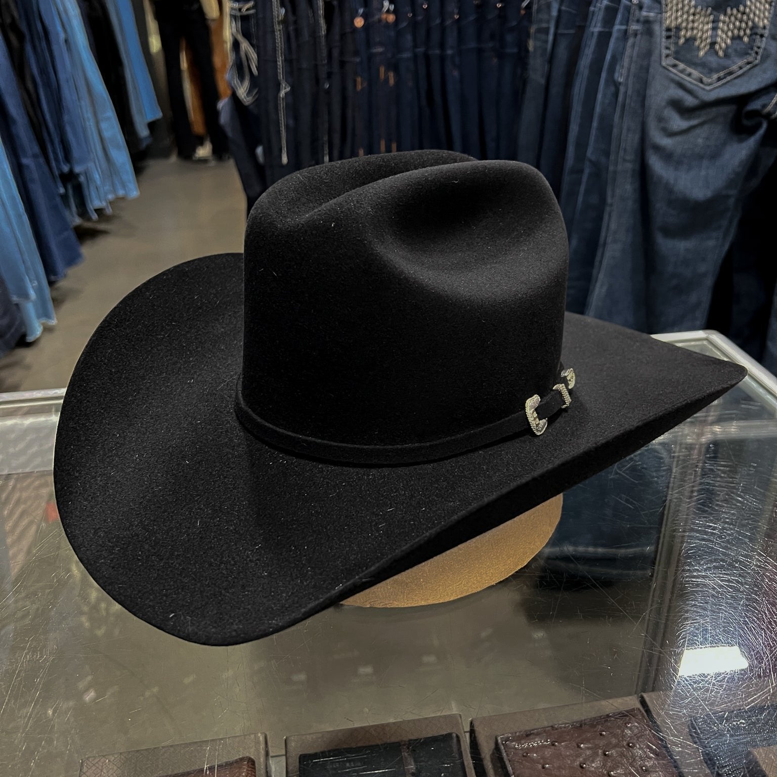 Stetson Men's 6X Adelante Cowboy Hat, Black