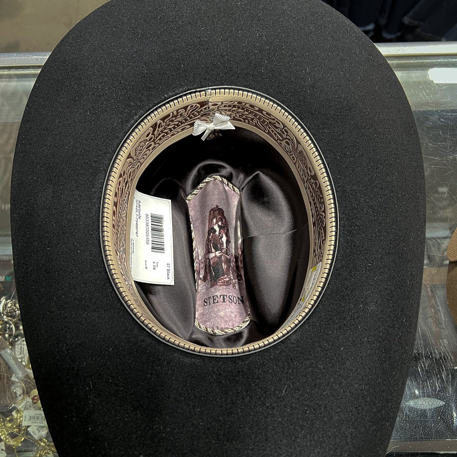 Stetson Men's 6X Adelante Cowboy Hat, Black