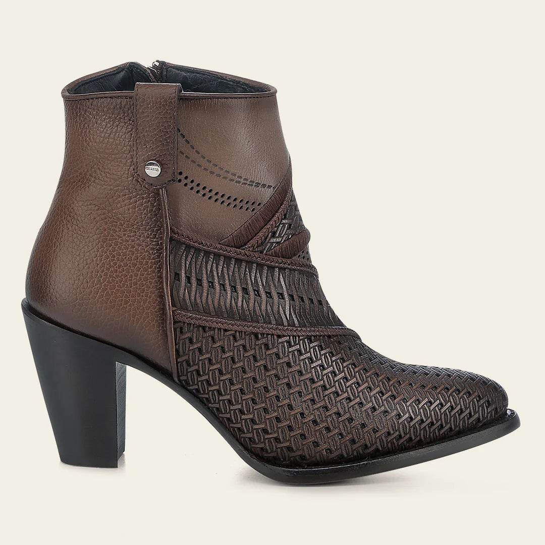 Cuadra Women's Res Crust Taupe Ankle Boot, Brown