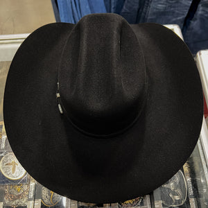 Ariat Men's 20X Fur Hat 4 1/4" Brim, Black