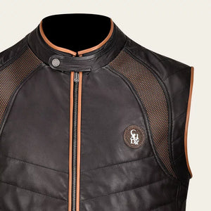 Cuadra Men's Lamb Vest, Black