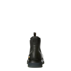 Ariat Men's Turbo Chelsea Waterproof Carbon Toe Work Boot, Black