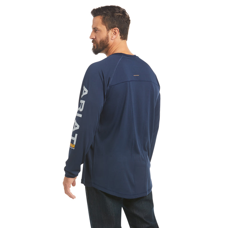 Ariat Men's Rebar Heat Fighter T-Shirt, Navy