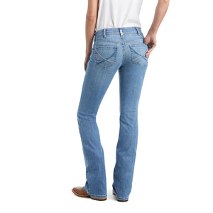 Ariat Women's R.E.A.L. Vivian Mid Rise Bootcut Denim Jeans, Detroit