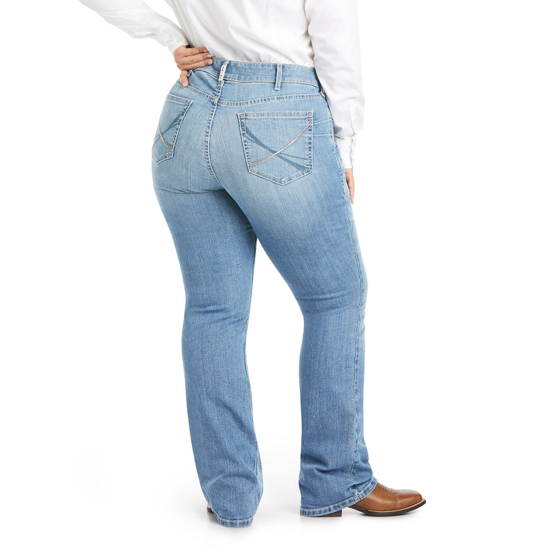 Ariat Women's R.E.A.L. Vivian Mid Rise Bootcut Denim Jeans, Detroit