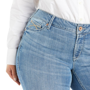 Ariat Women's R.E.A.L. Vivian Mid Rise Bootcut Denim Jeans, Detroit
