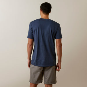 Ariat Men's Ariat Rodeo Skull T-Shirt, Navy Heather
