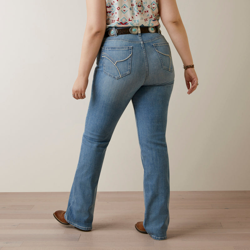 Ariat Women's R.E.A.L. Brianna Perfect Rise Bootcut Denim Jeans, Oklahoma