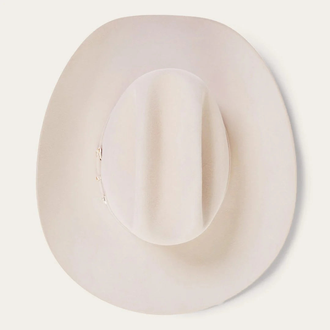 Stetson Men's 30X El Patron Premier Cowboy Hat, Silver Belly