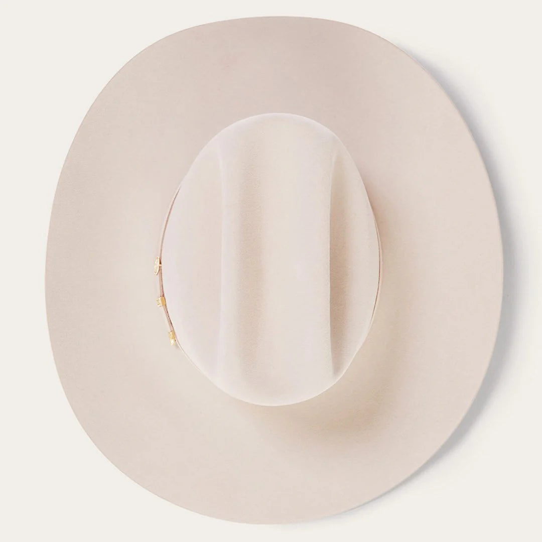 Stetson Men's 100X El Presidente Premier Cowboy Hat, Silver Belly