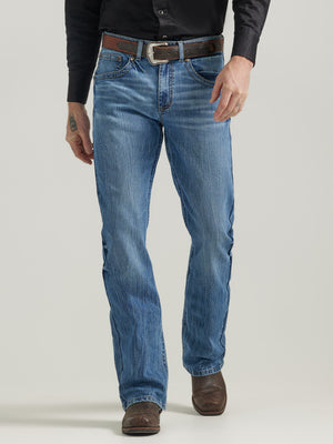 Rock 47 By Wrangler Men's Slim Fit Bootcut Jean in California Sunrise