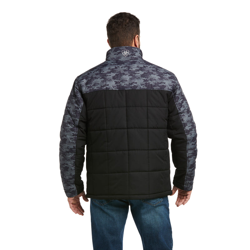 SKU # 10037059 Men's Ariat Colorblock Crius Insulated Jacket Black/Digi Camo, Black